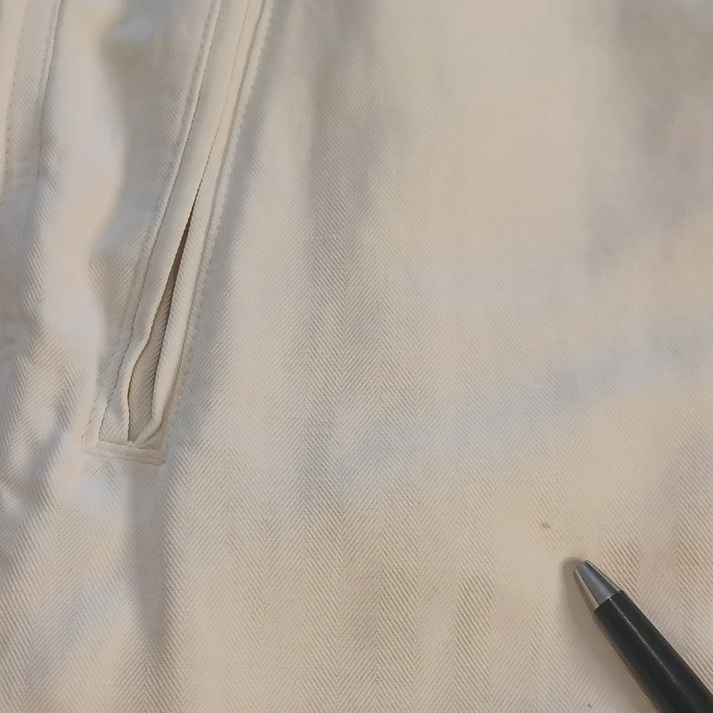 James Perse Super Soft Twill Drawstring Waist Pants Women's Lg Vanilla - Picture 10 of 12
